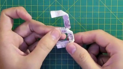 Money origami number 3 2d demo - origami money vietnam