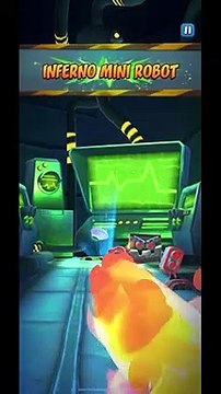 Inferno Mini Robot Battle Run Gameplay - Crash Bandicoot: On The Run! #Shorts