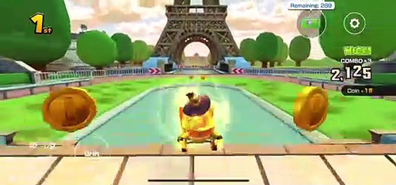 Mario Kart Tour - Paris Promenade 3 Gameplay (NEW Paris Tour Course)