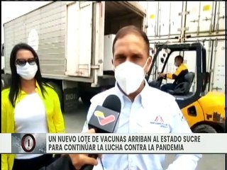 Entérate | Nuevo lote de vacunas contra la COVID-19 arribaron al estado Sucre