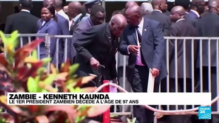 Mort du premier président zambien, Kenneth Kaunda à l'âge de 97 ans