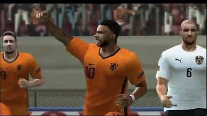PES 6 NETHERLAND VS AUSTRIA 2-0 EURO 2020    17-6 2021