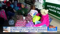 Un millón de migrantes venezolanos en Colombia se ha registrado en el Estatuto Temporal de Protección