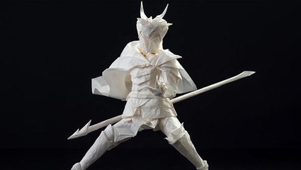 Creating An Origami Character From One Sheet Of Paper