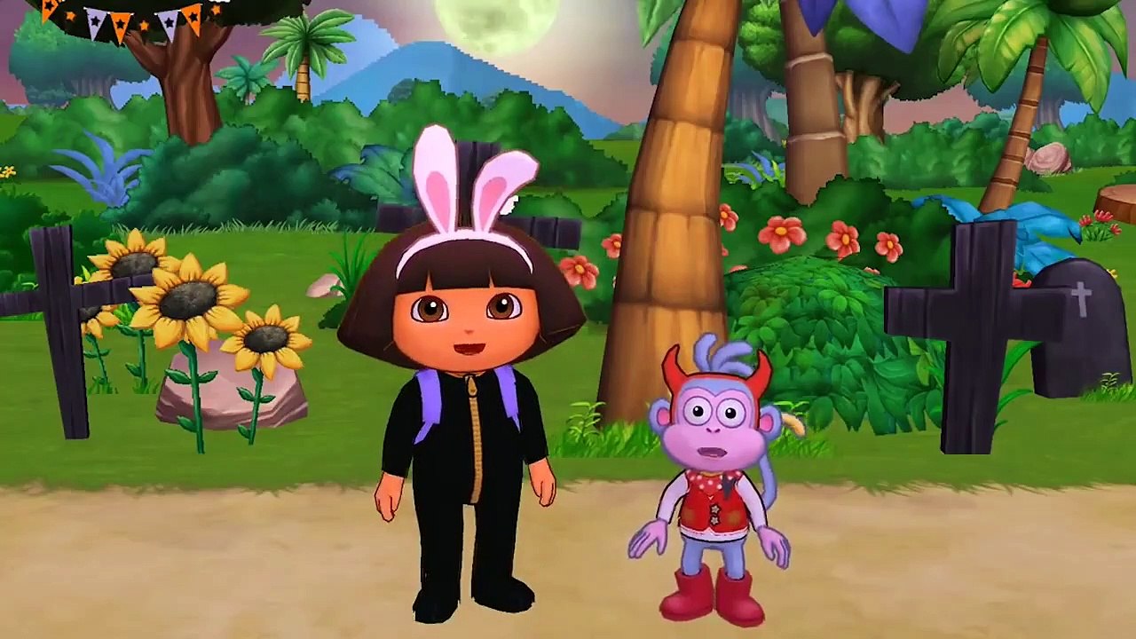 Dora the Explorer Games to Play Cartoon ➤ Dora's Halloween Parade and Friends!