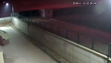 Çınar saldırısı güvenlik kamerasında