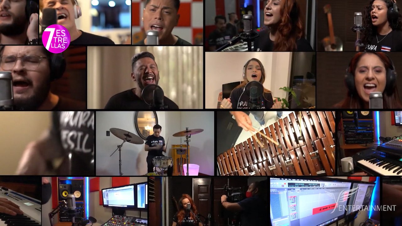 7est-Artistas nacionales se unen para realizar video de la canción-Resistiré-170621