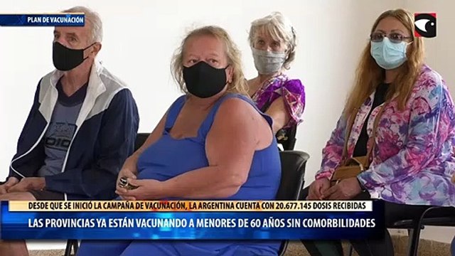 Todas las provincias ya están vacunando a menores de 60 años sin comorbilidades
