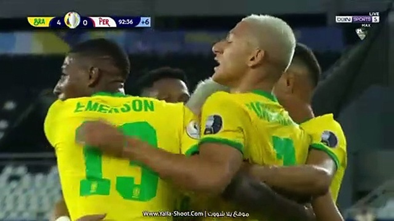 Richarlison Goal For Brazil 4-0 Peru - Copa America 17/06/2021