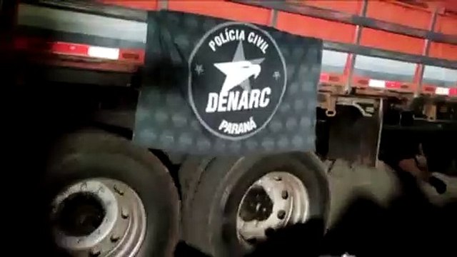Denarc de Cascavel participa de apreensão de mais de uma tonelada de maconha em Foz do Iguaçu