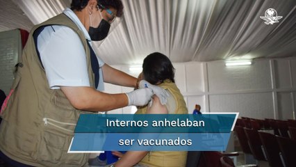 Inicia jornada de vacunación en 22 cárceles del Edomex