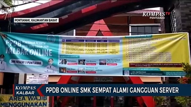PPDB Online Hari Pertama SMK di Pontianak, Sempat Ada Gangguan Server