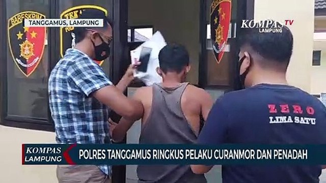 Polres Tanggamus Ringkus Penadah Sekaligus Pelaku Pencurian Motor