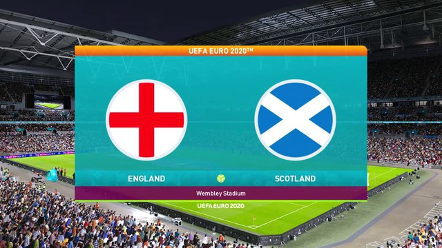 England vs Scotland || UEFA Euro 2020 - 18th June 2021 || PES 2021