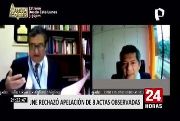 JNE resolvió 12 actas apeladas este jueves: así fue la decisión del Pleno