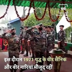 VIjay Mashaal Reaches Jammu Valley In Respect To The Martyrs Of The Kargil War