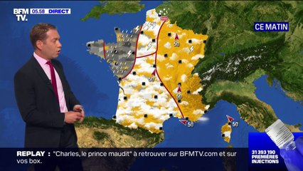 Un temps instable ce vendredi avec un ciel chargé à l'Est, dégagé à l'Ouest