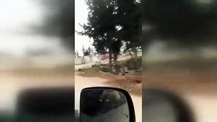 Rus uçaklarının Türk Tırlarını vurma anı