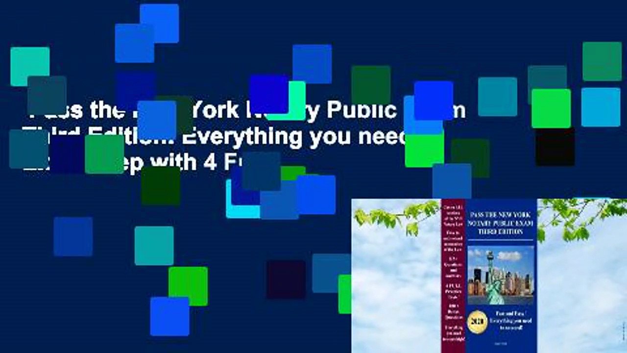 Pass the New York Notary Public Exam Third Edition: Everything you need - Exam Prep with 4 Full