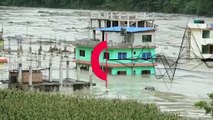 شاهد: فيضانات أغرقت بلدة بأكملها في نيبال