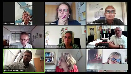 Cadre de l’enseignement hybride et à distance : Tables rondes de syndicats - Jeudi 17 juin 2021