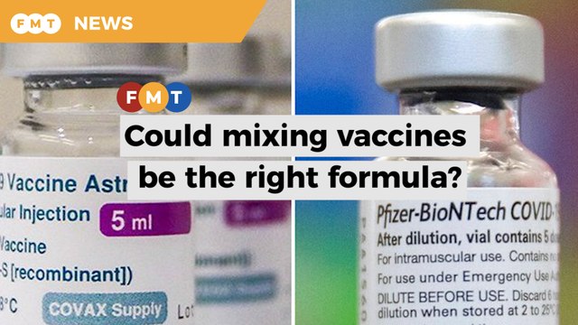 Govt may consider AstraZeneca vaccine for first dose, Pfizer for second, says Khairy