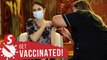 New Zealand PM Ardern gets Covid-19 vaccine shot