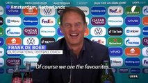 Euro 2020: Netherlands national football coach Frank de Boer after Dutch win over Austria
