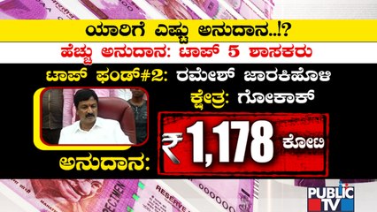ಅನುದಾನ ಕೊಟ್ಟಿಲ್ಲ ಅಂದೋರಿಗೆ ಸಿಎಂ ಠಕ್ಕರ್..! Here Is The List Of Grants Released To BJP MLAs