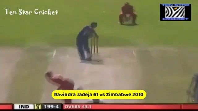 Sir Ravindra Jadeja 61 @Bulawayo & 51 @Harare vs Zimbabwe 2010 _ Ravindra Jadeja Best Batting