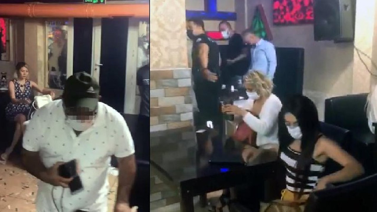 Corona partisine polis baskını