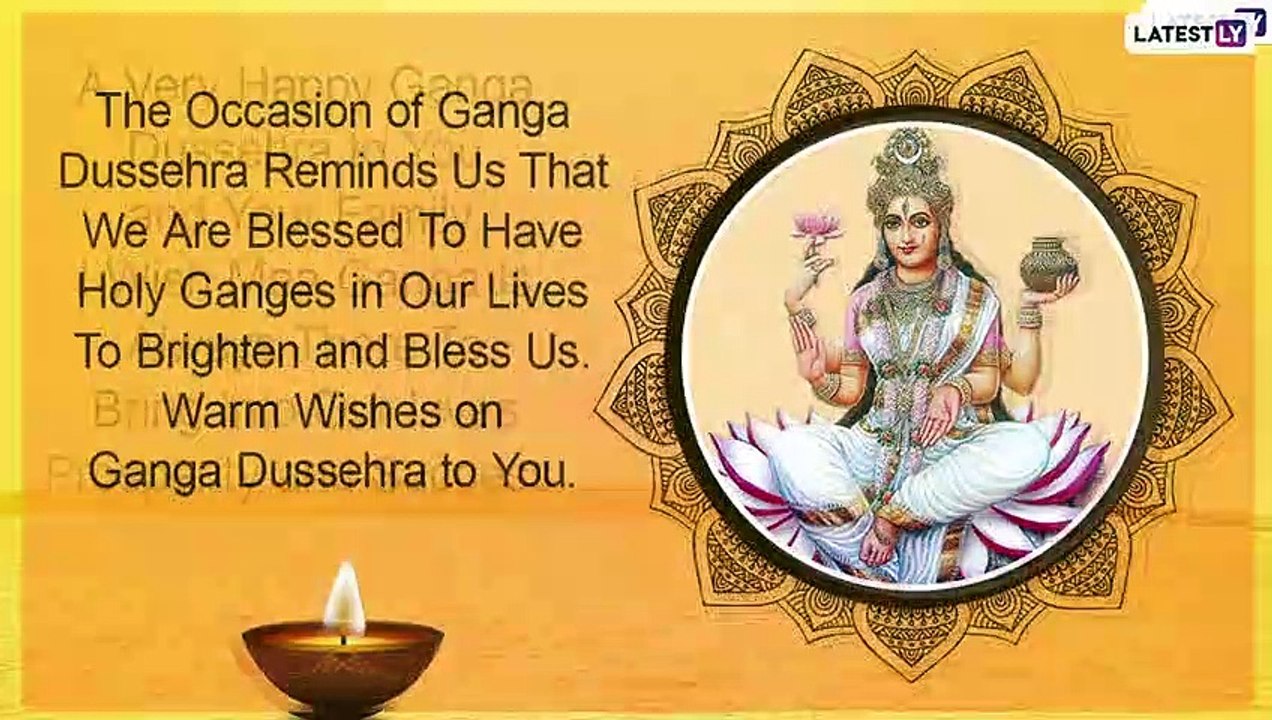 Happy Ganga Dussehra 2021 Images, Wishes and Greetings To Send to Family and Friends on June 20