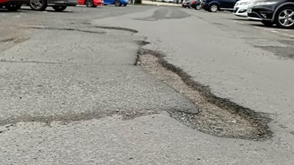 Potholes in Derry 2021