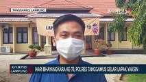 Hari Bhayangkara ke-75, Polres Tanggamus Gelar Lapak Vaksin