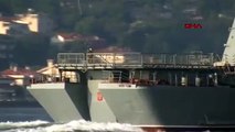 Rus savaş gemileri İstanbul Boğazı'ndan peş peşe geçti