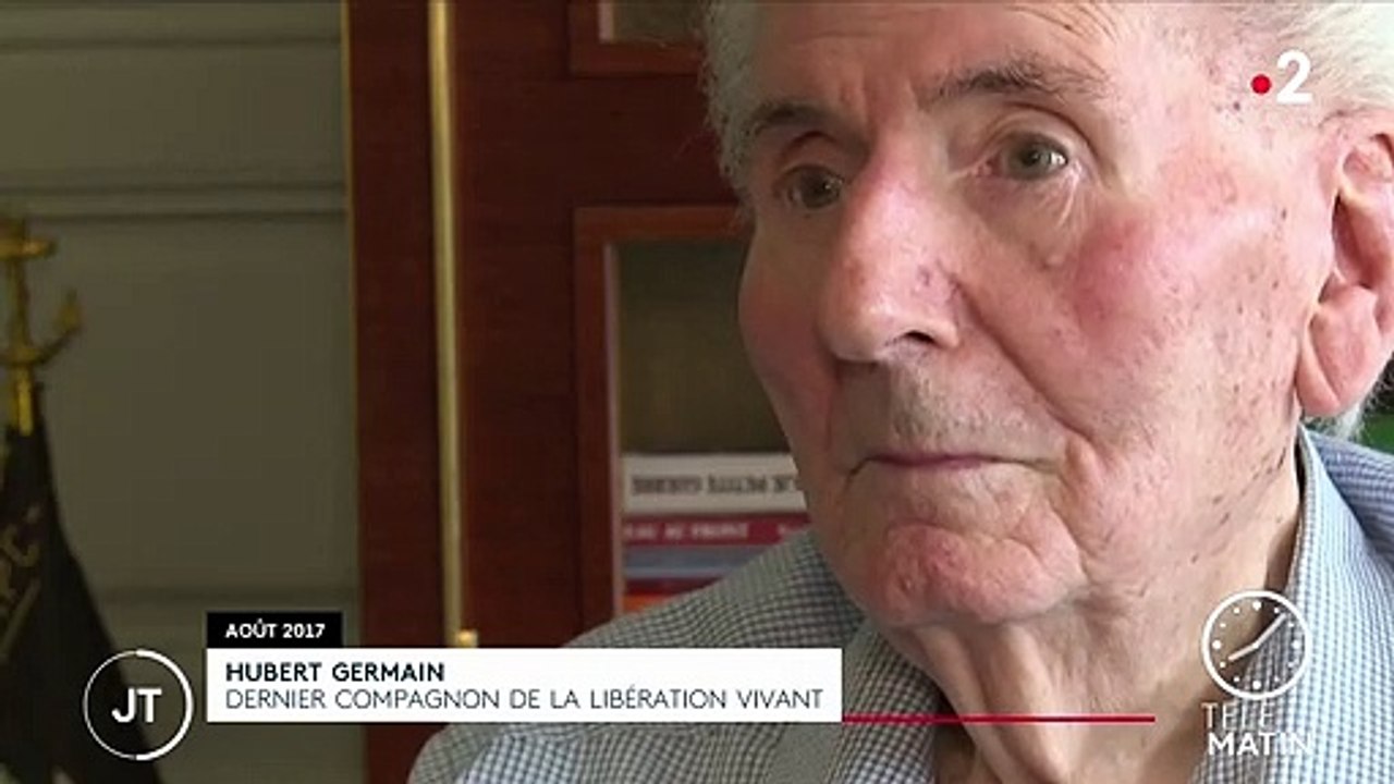Seconde Guerre mondiale : Hubert Germain, dernier compagnon de la Libération vivant