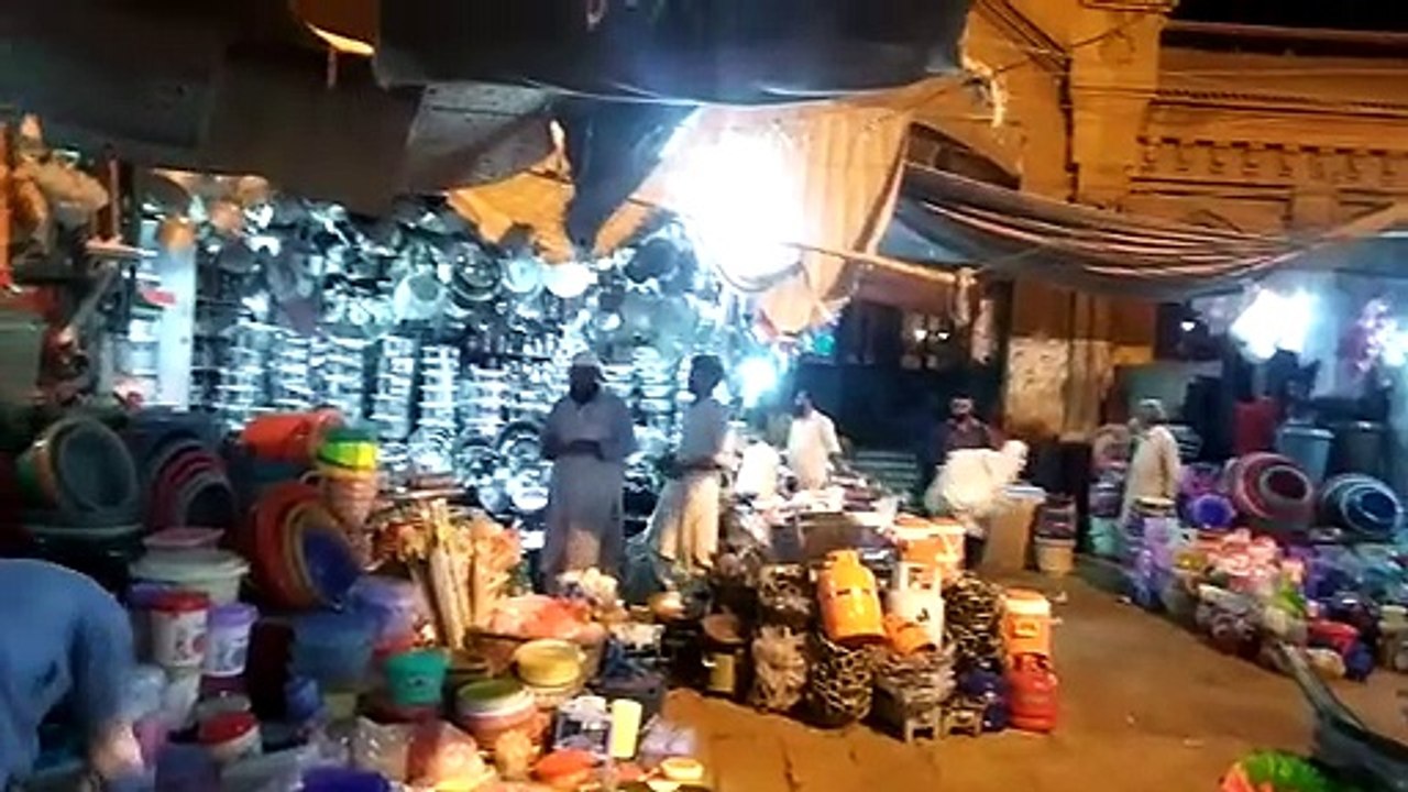 Ampress Market at Night view