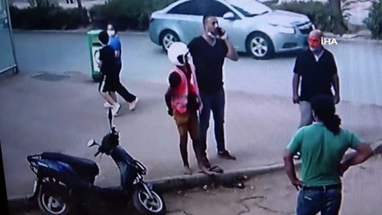 Motosikletin üzerinde neye uğradığını anlamadı, yaka paça yakalanıp tutuklandı