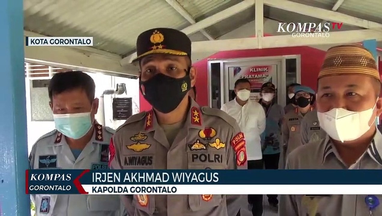 Ratusan Warga Binaan Lapas Gorontalo Disuntik Vaksin