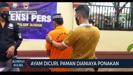Tak Terima Ayamnya Dicuri Pemuda Di Gowa Aniaya Pamannya Menggunakan Sajam