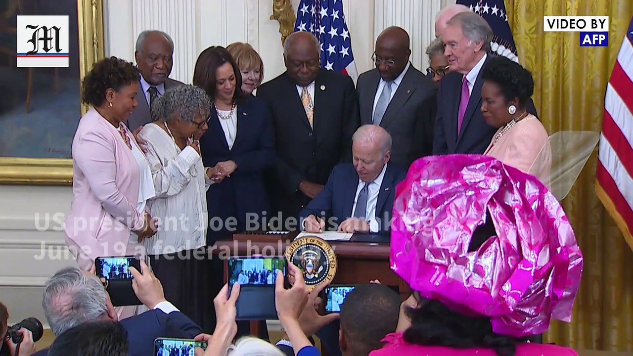 US makes Juneteenth, marking end of slavery, a...