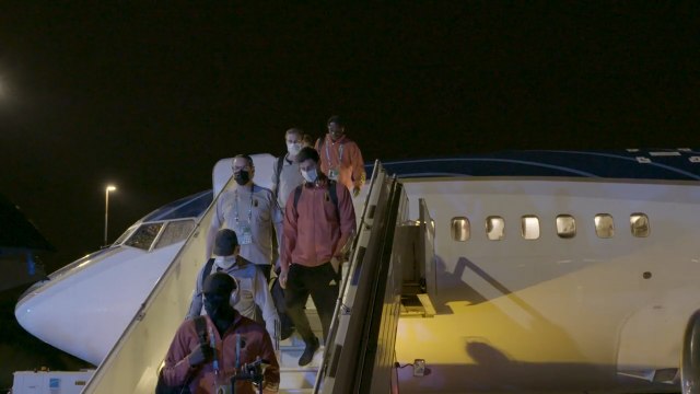 Les Diables Rouges de retour en Belgique après leur victoire à Copenhague