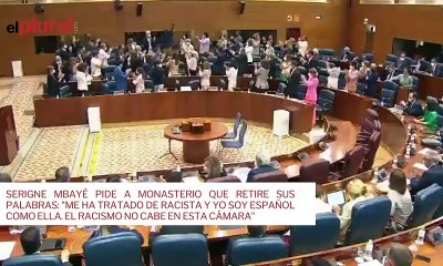 Serigne Mbayé pide a Monasterio que retire sus palabras: "Me ha tratado de racista y yo soy español como ella. El racismo no cabe en esta cámara"