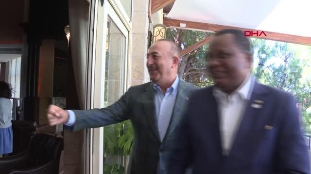 Son dakika haberi | ANTALYA Çavuşoğlu ile Kongo Cumhuriyeti Dışişleri Bakanı Jean-Claude Gakosso ile görüşme ve Anlaşmaların imza töreni