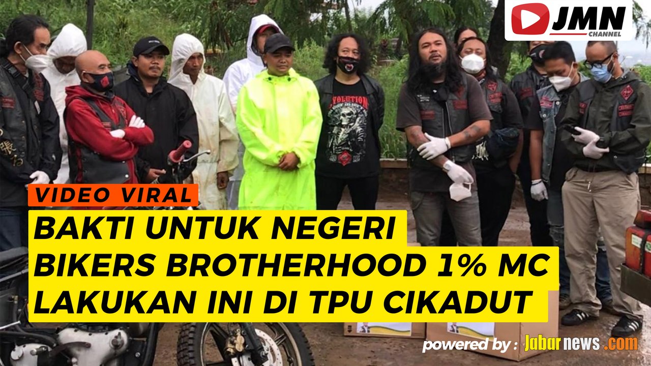 REPORTASE - BAKTI UNTUK NEGERI, BIKERS BROTHERHOOD 1% MC LAKUKAN INI DI TPU CIKADUT