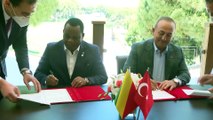 ANTALYA - Bakan Çavuşoğlu, Kongo Cumhuriyeti Dışişleri Bakanı Gakosso ile görüştü