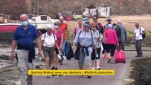 Sur l'Île de Bréhat, les touristes sont invités à rentrer sur le continent avec leurs déchets