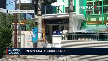 Mesin ATM Dibobol Pencuri