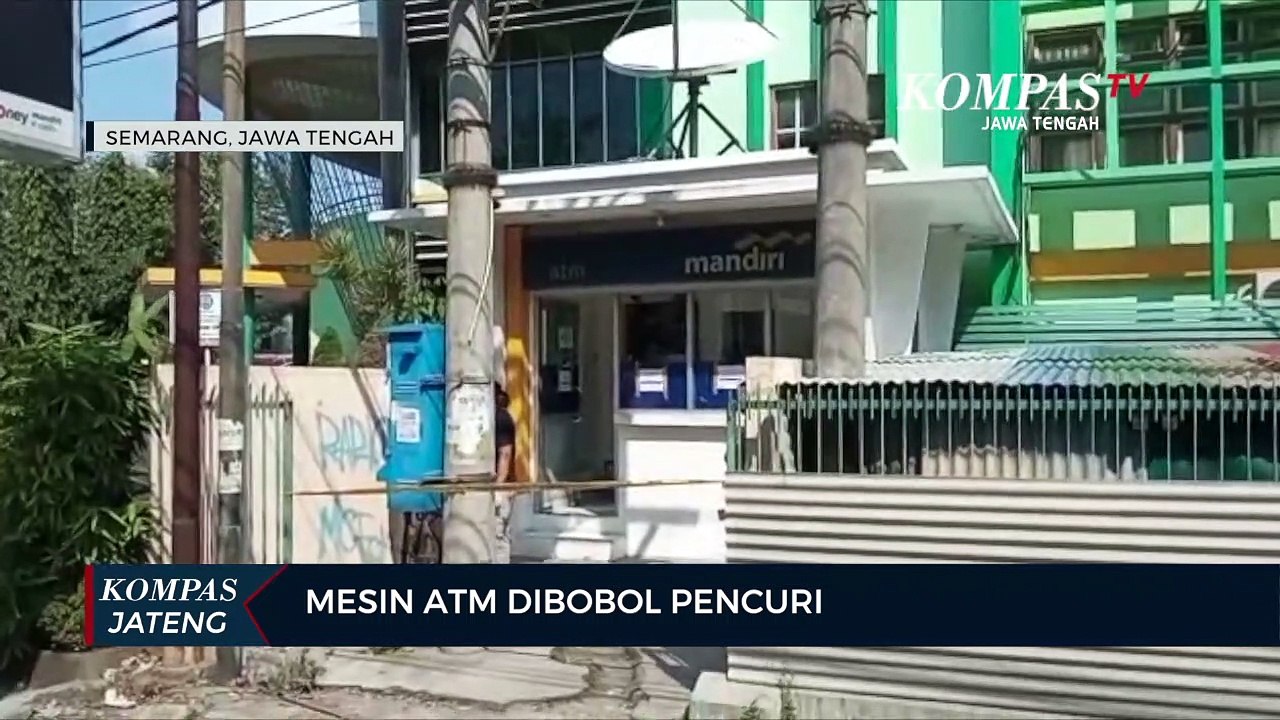 Mesin ATM Dibobol Pencuri