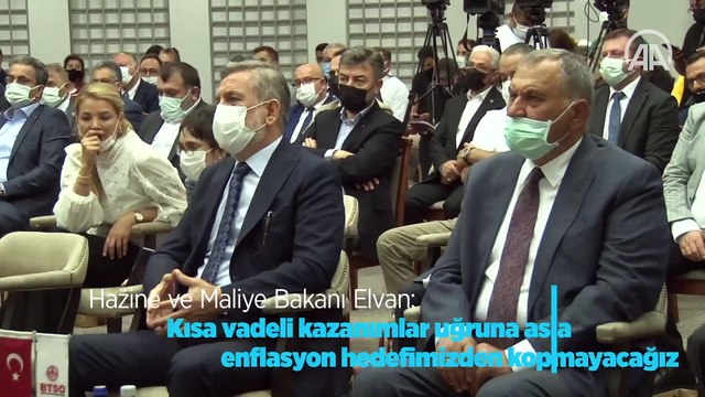 Bakan Elvan'dan 'enflasyon' açıklaması